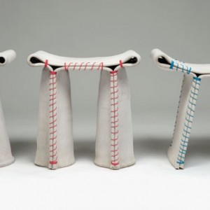 Unique Stool That Made of Concrete Canvas ? Stitching Concrete