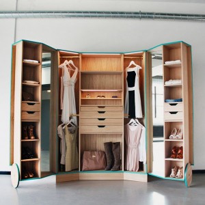 Minimalist and Functional Closet Featuring Spacious Storage -Walk In