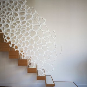 Modern Staircase with Sculptural Handrail ? Dickens Apartment Staircase
