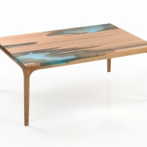 Cool Side Table that is Made from Damaged Wooden Board ? Bernhard